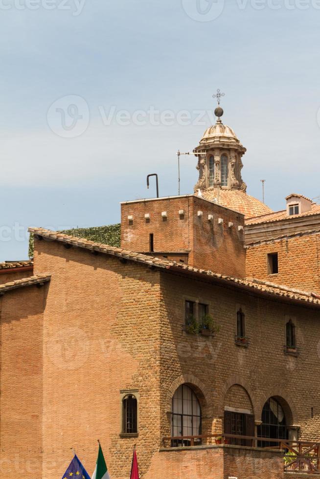 Rome, Italy. Typical architectural details of the old city photo