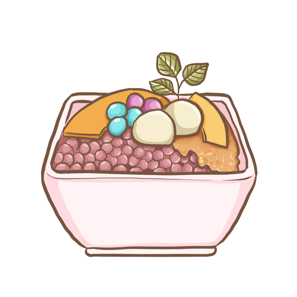 food colorful cartoon cute drawing illustration clipart kawaii manga png