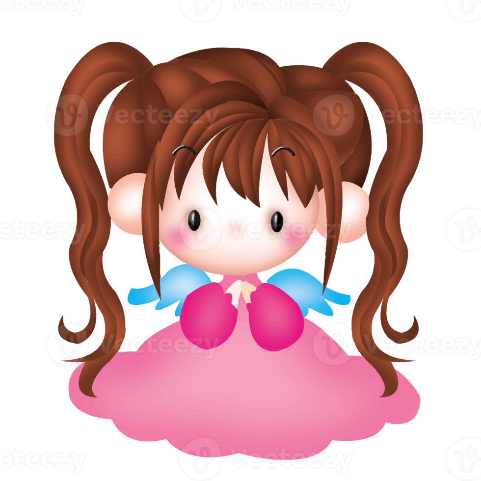 anime schattig karakter cartoon emotie illustratie, clipart tekening kawai manga design art png