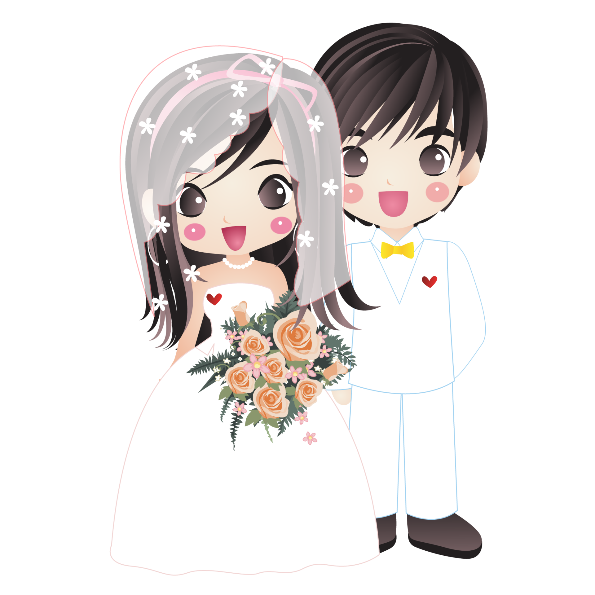anime manga wedding couple - png gratis - PicMix-demhanvico.com.vn