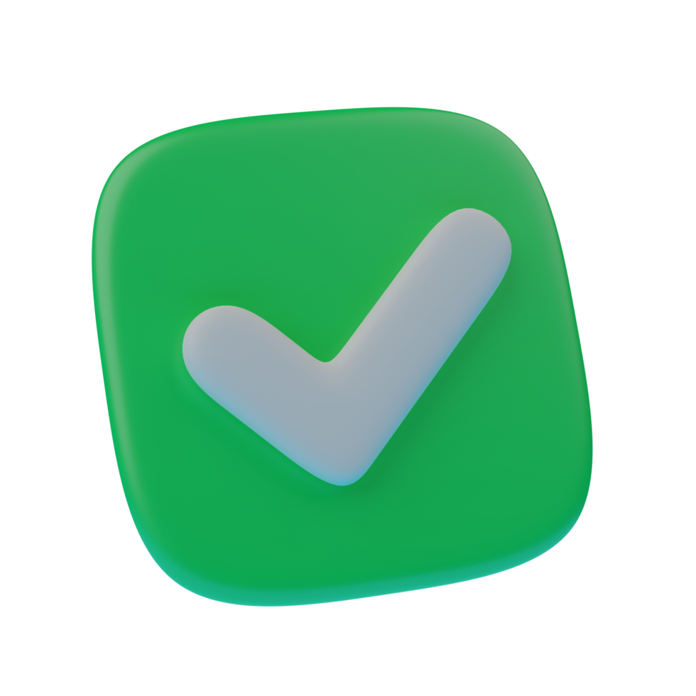 Checkmark or approved or verified icon or symbol png