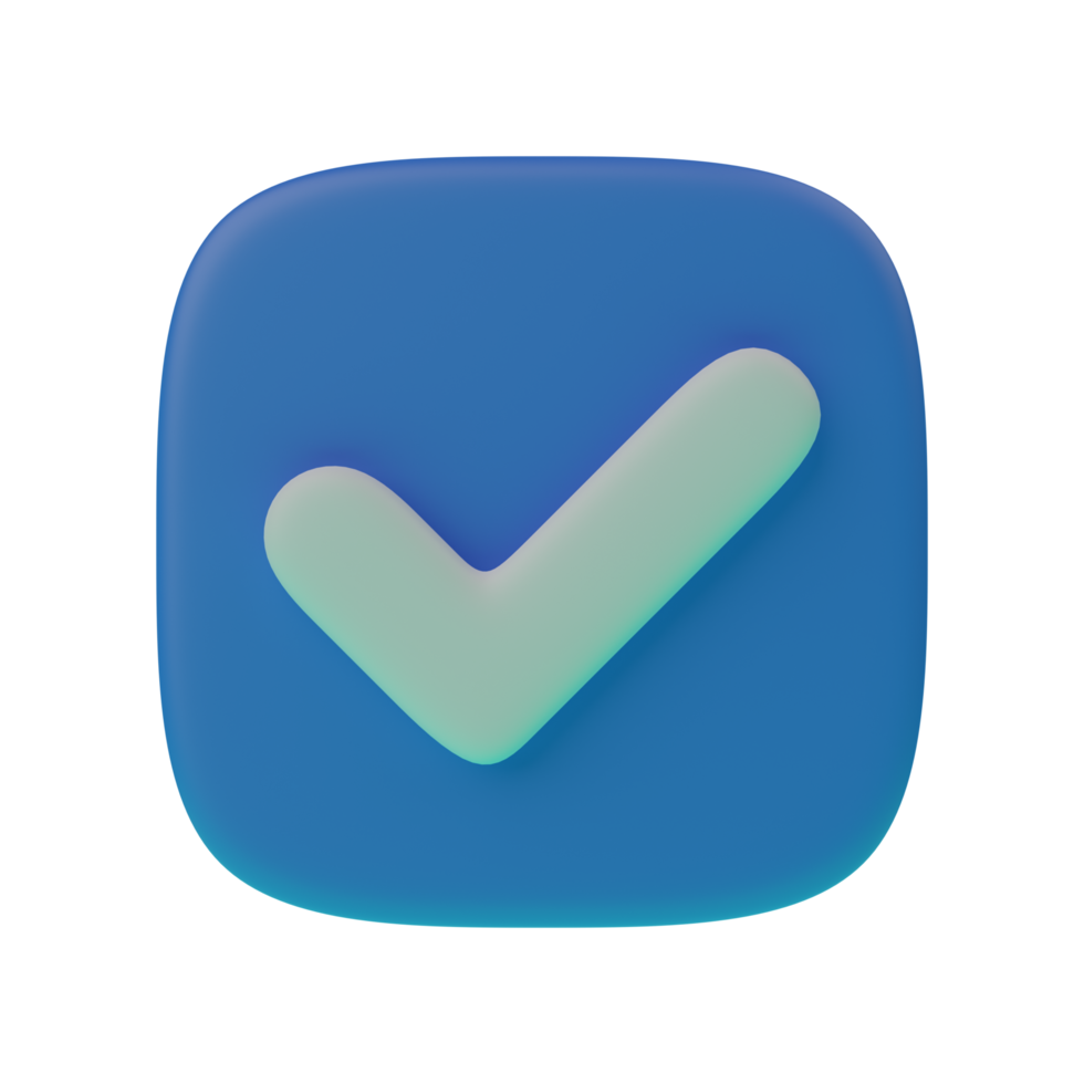 Checkmark or approved or verified icon or symbol png