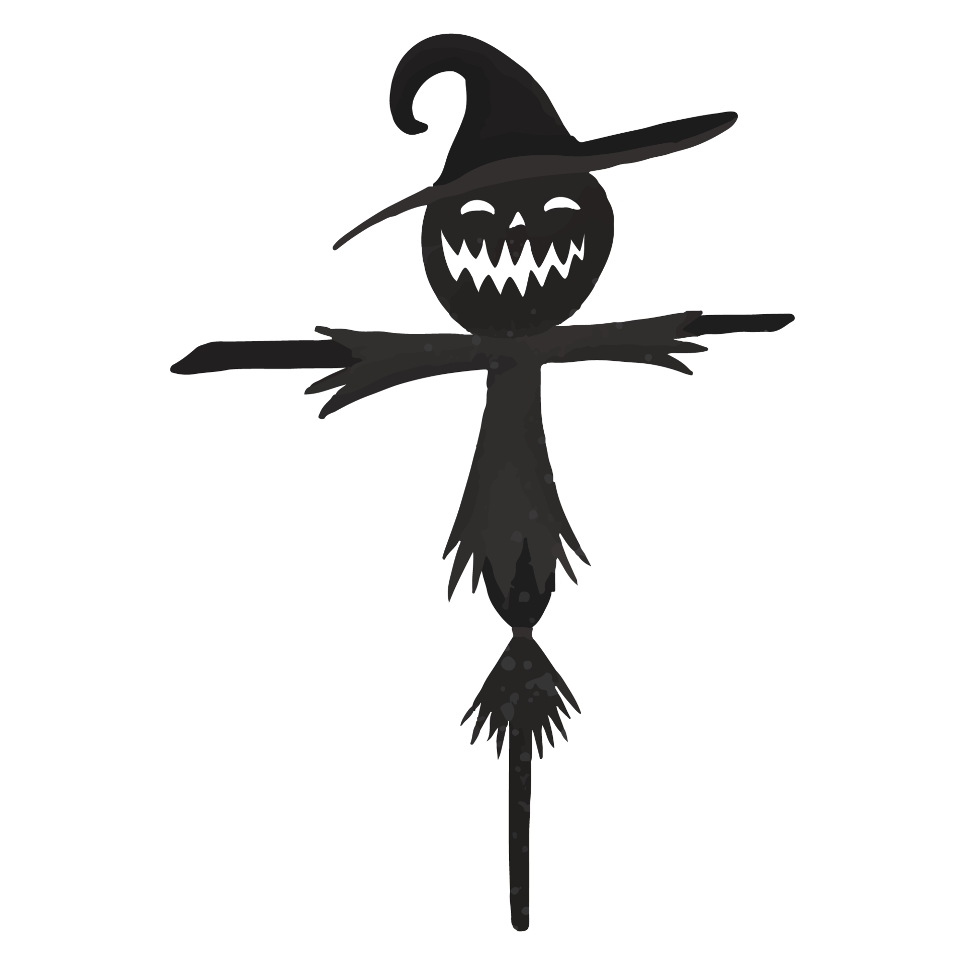 Free Scarecrow silhouette Watercolor Clipart, Hand painted 8471632 PNG with  Transparent Background