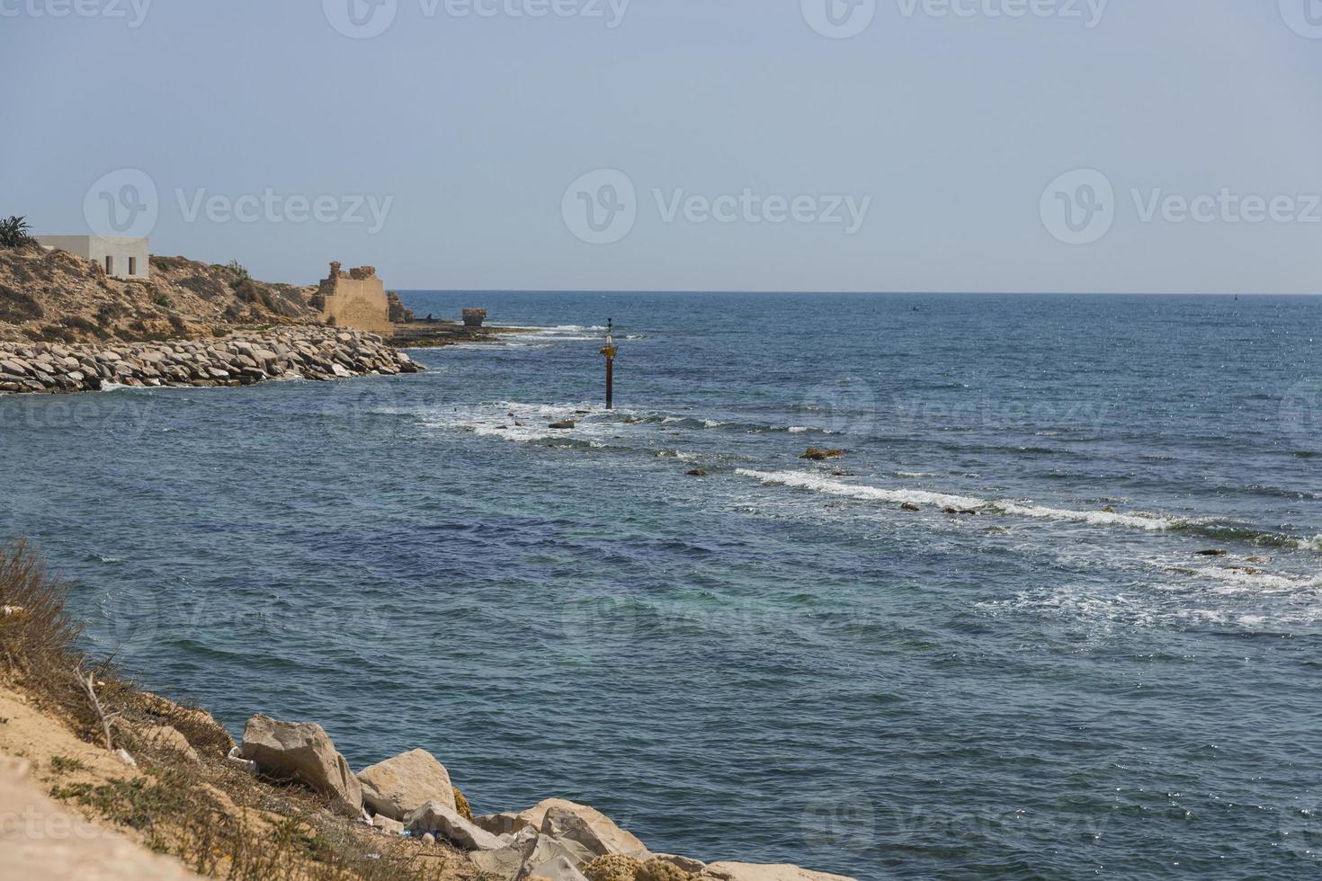 Mediterranean sea coast photo