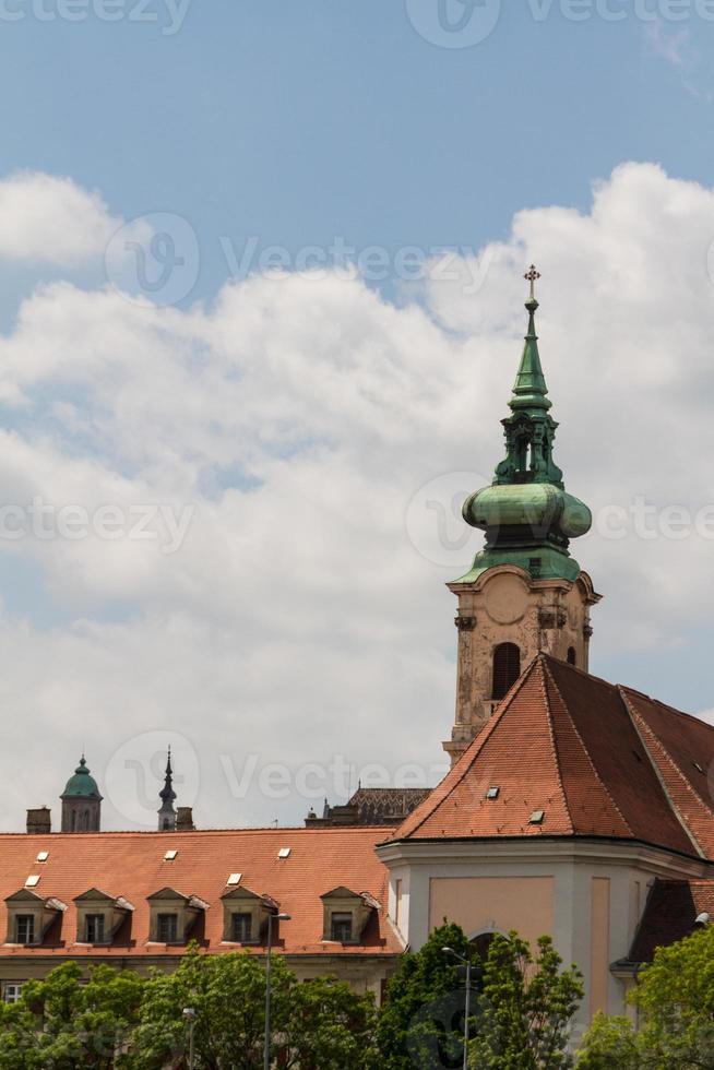 view of landmarks in Budapest photo