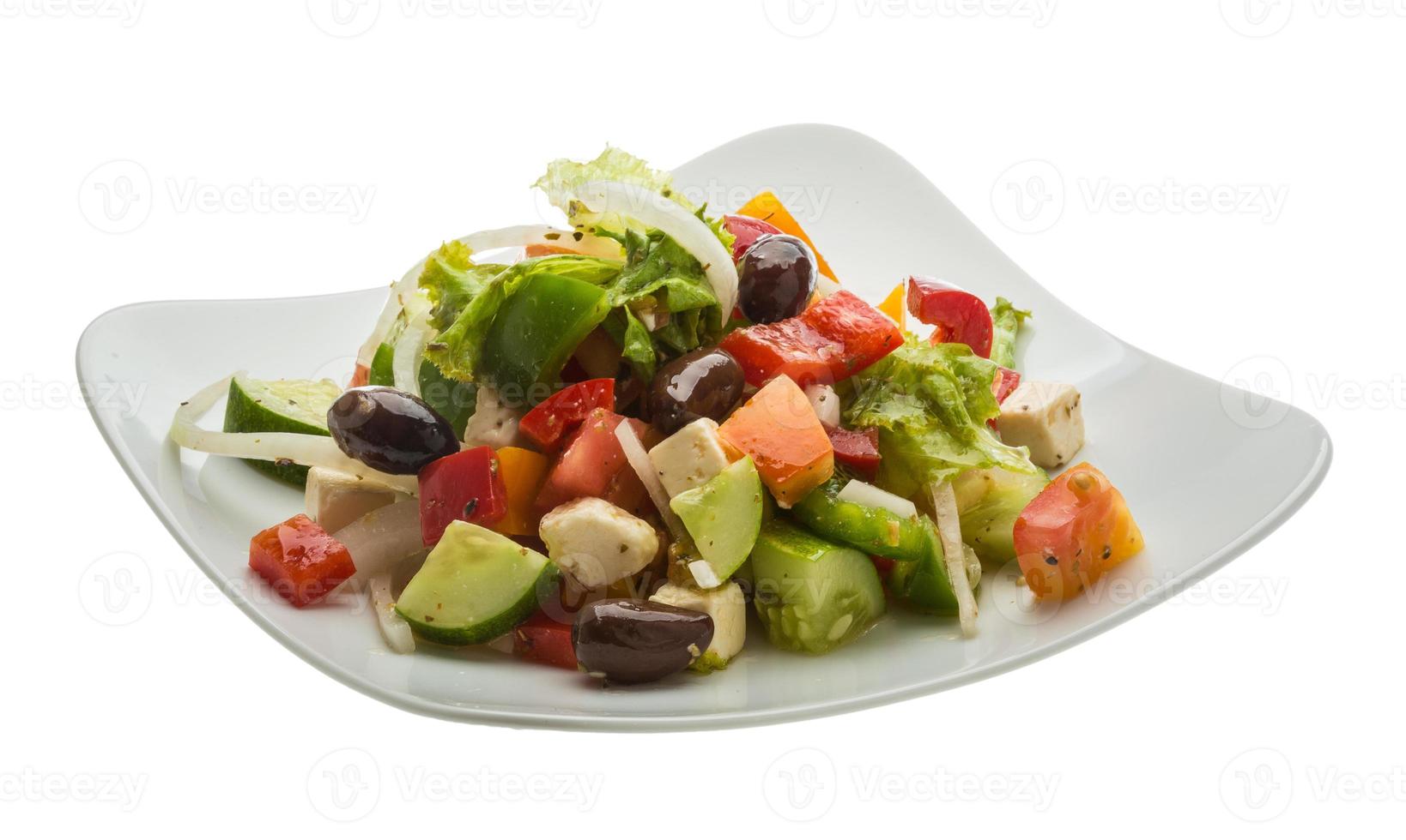 Delicous greek salad photo