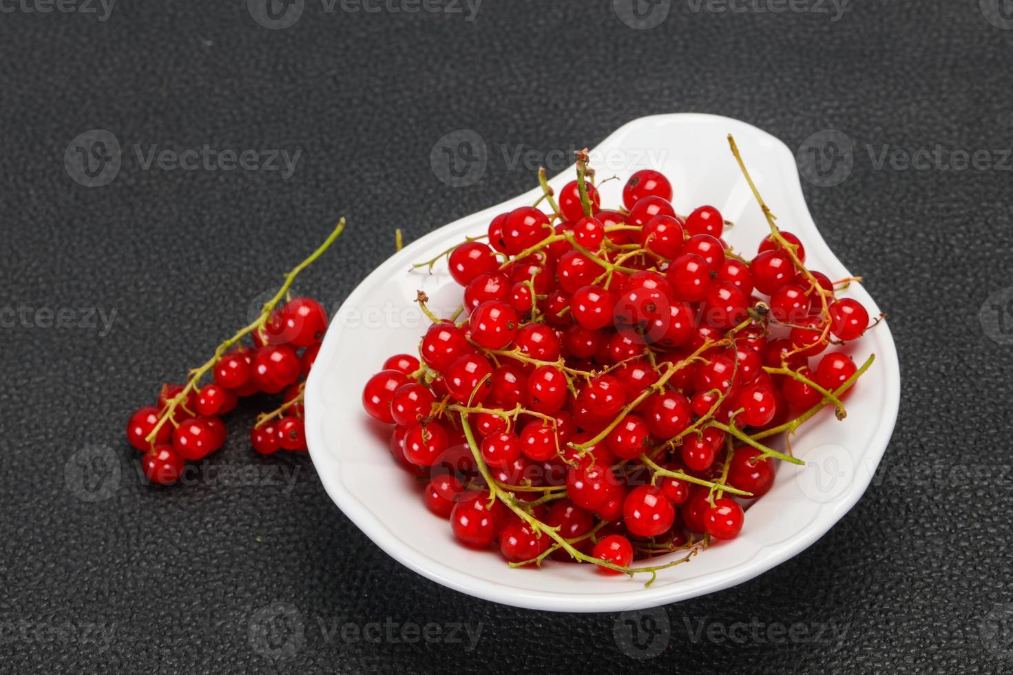 Sweet tasty fresh Red currant photo