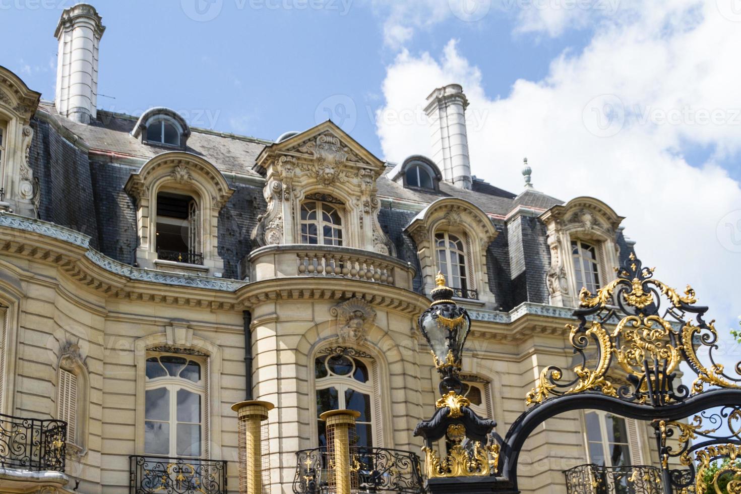 Historic building in Paris France photo