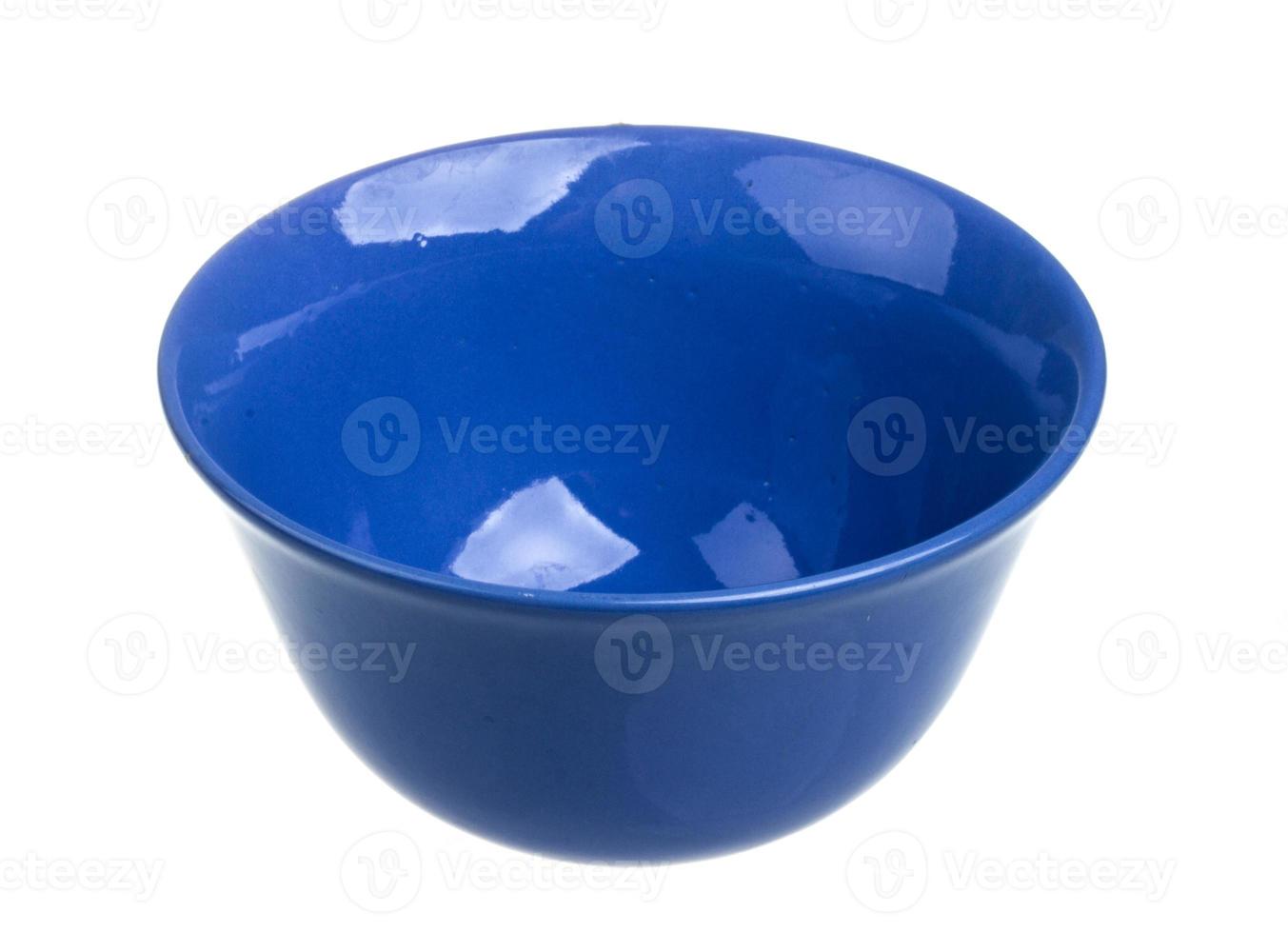 empty bowl isolated on white photo