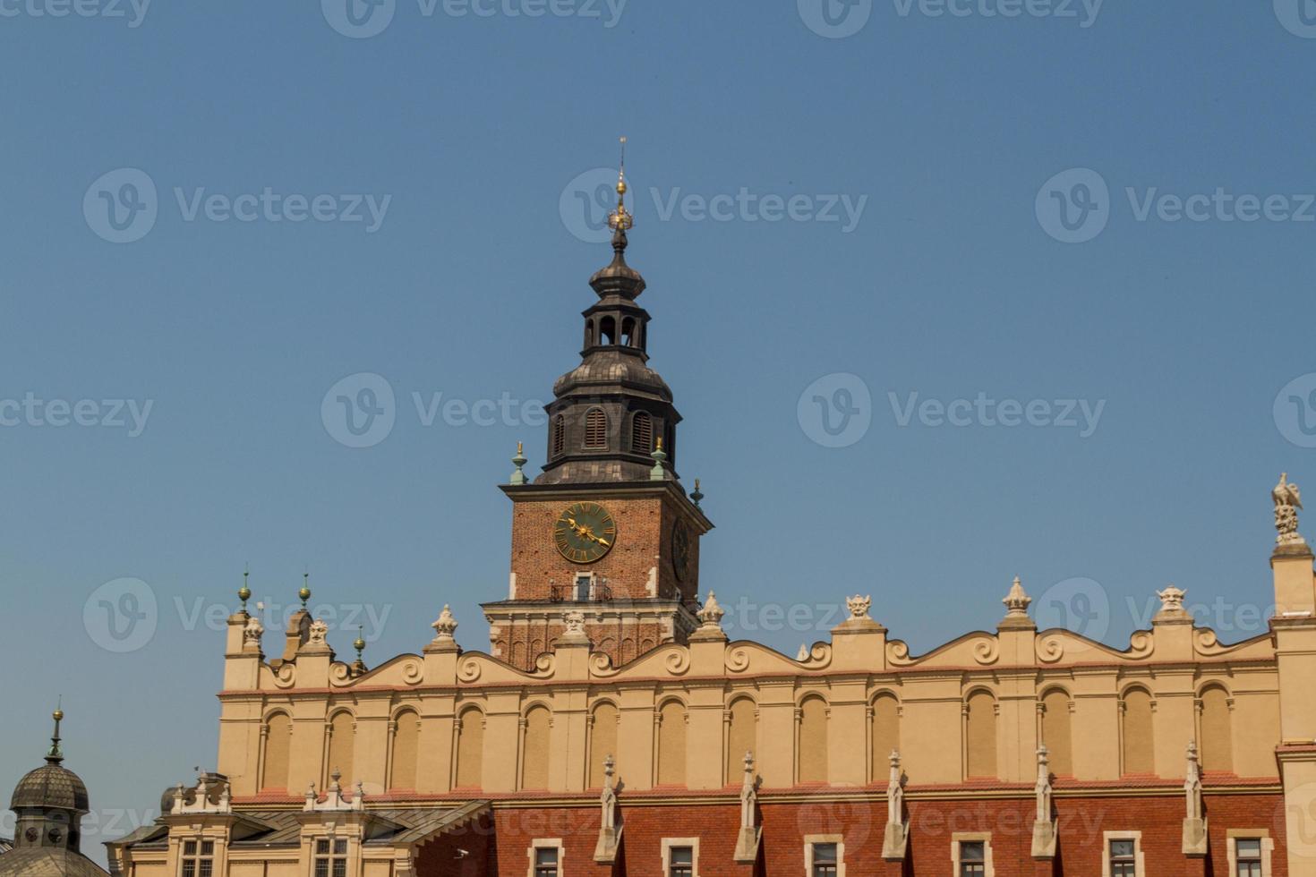 Sukiennice building in Krakow, Poland photo