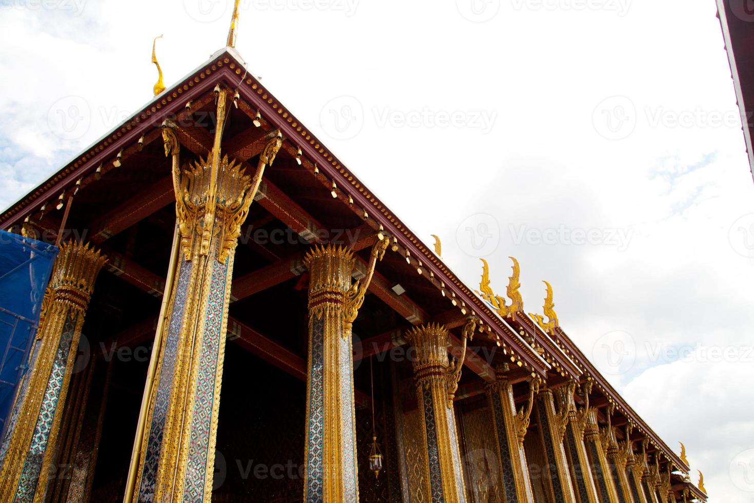 Detail of Grand Palace in Bangkok, Thailand photo