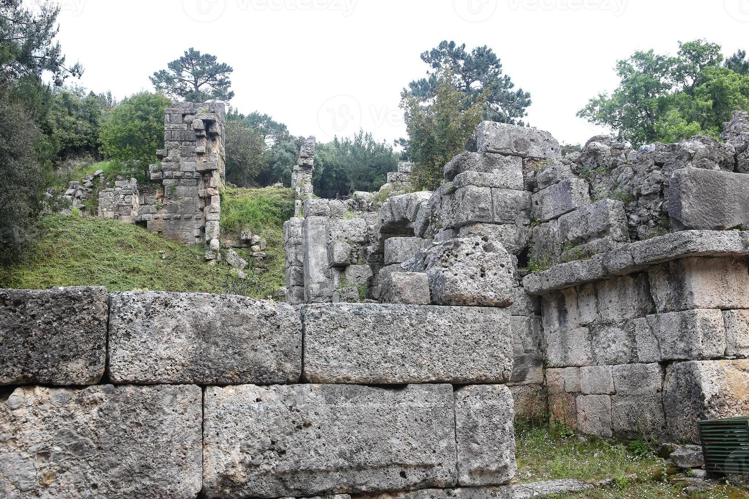 Phaselis ruins in Turkey photo