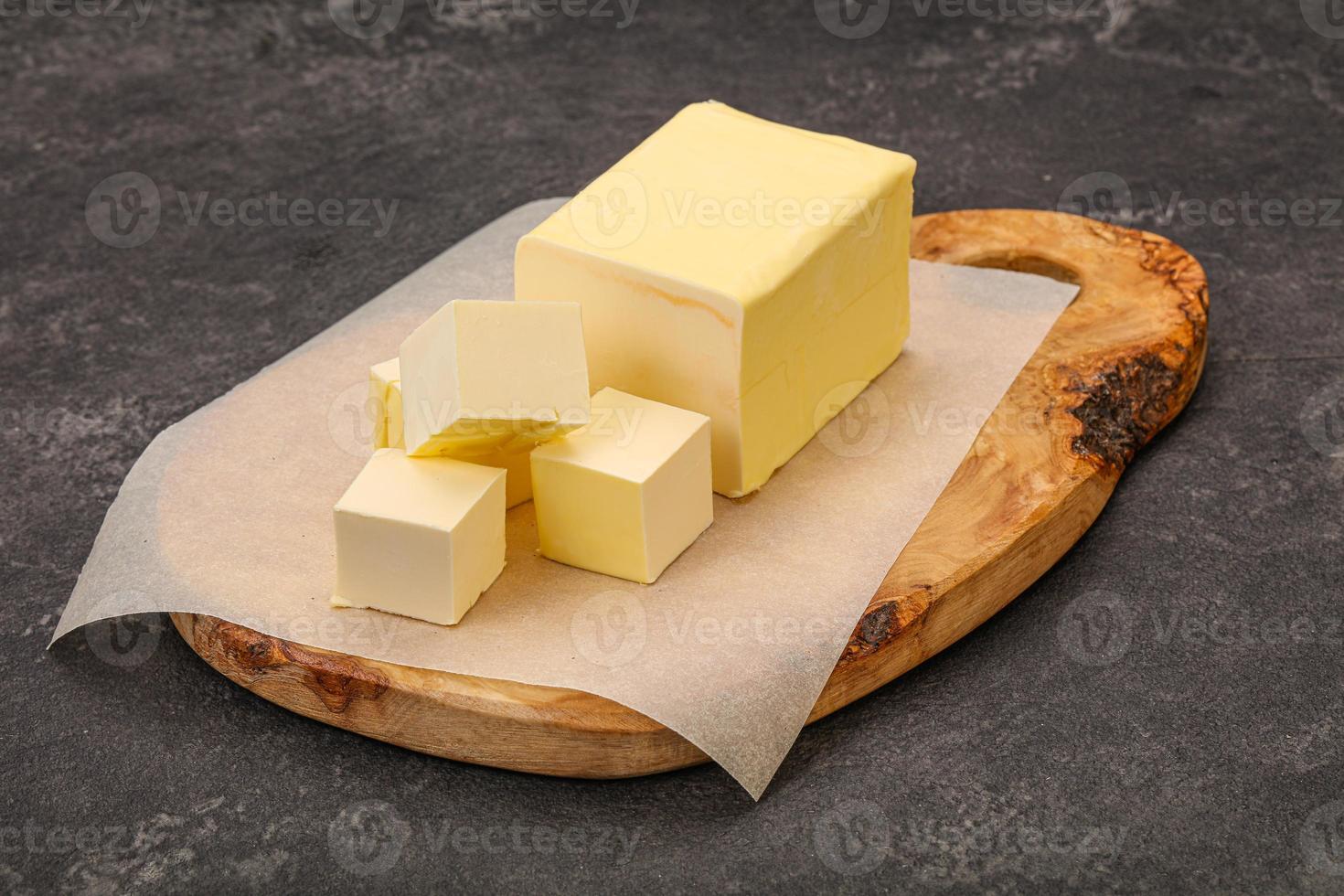 Dairy natural yellow butter piece photo