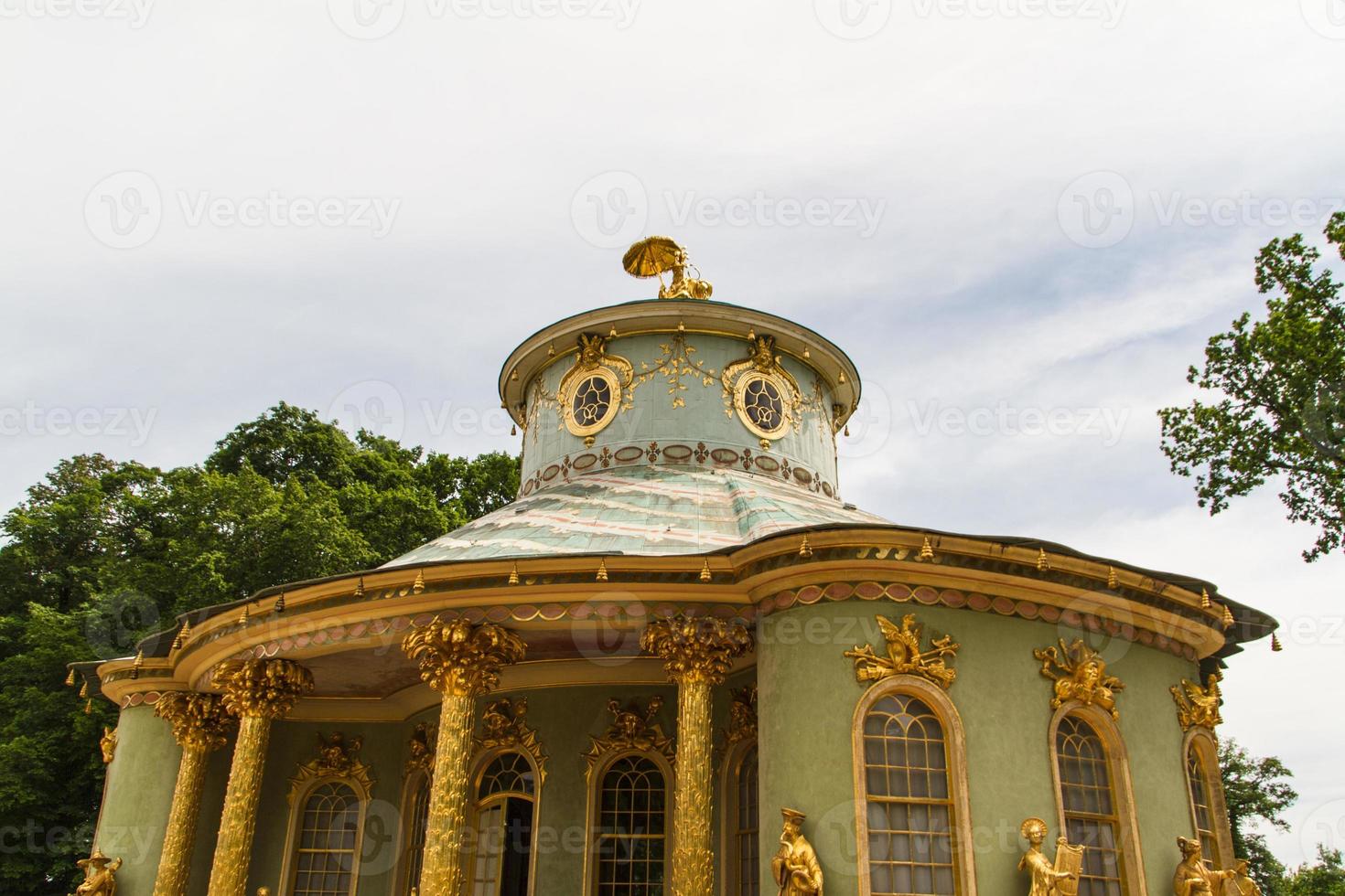 Chinese house in the gardens of Sans Souci, Berlin photo
