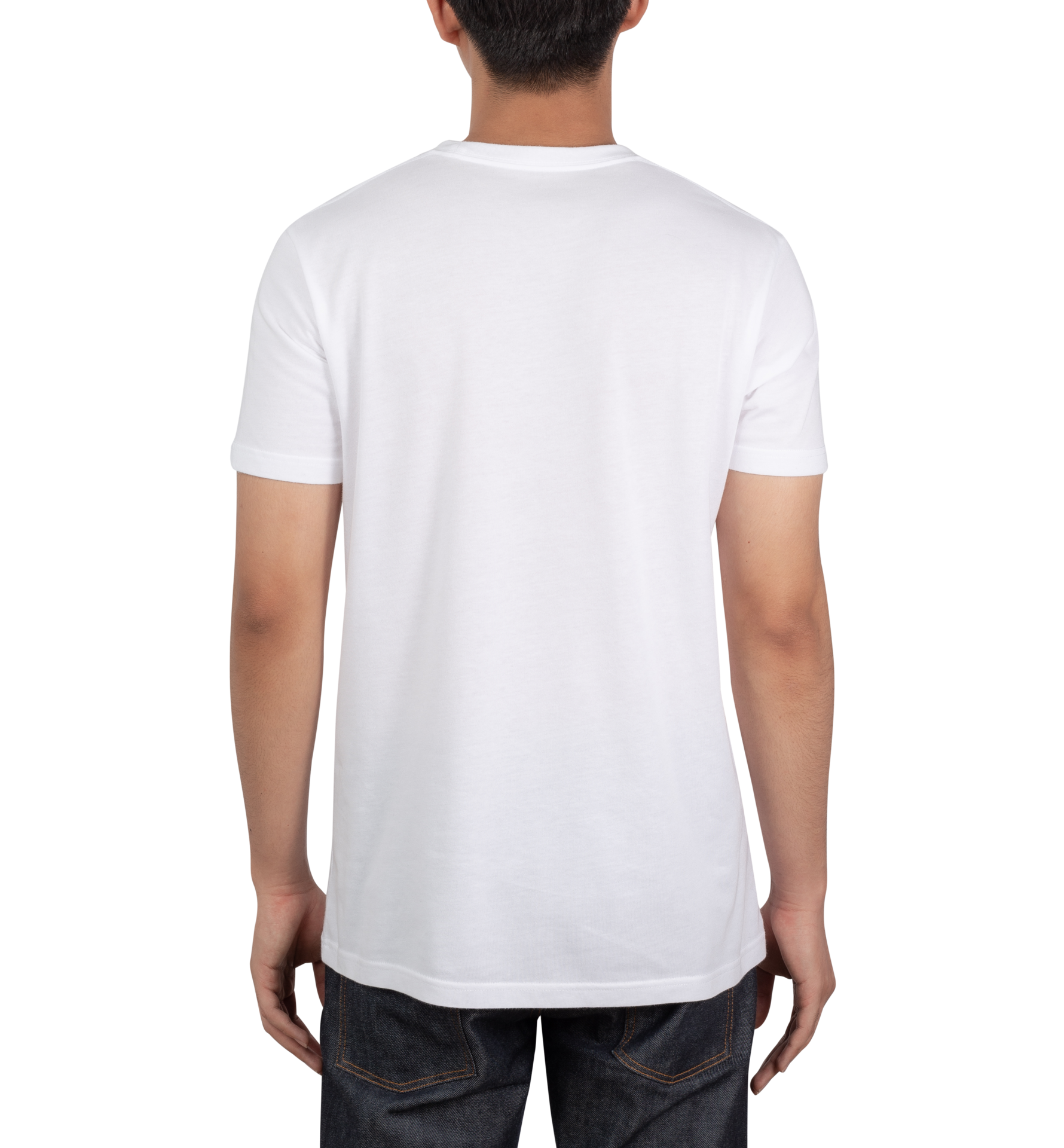 Young man in T shirt mockup, Template for your design 8474278 PNG