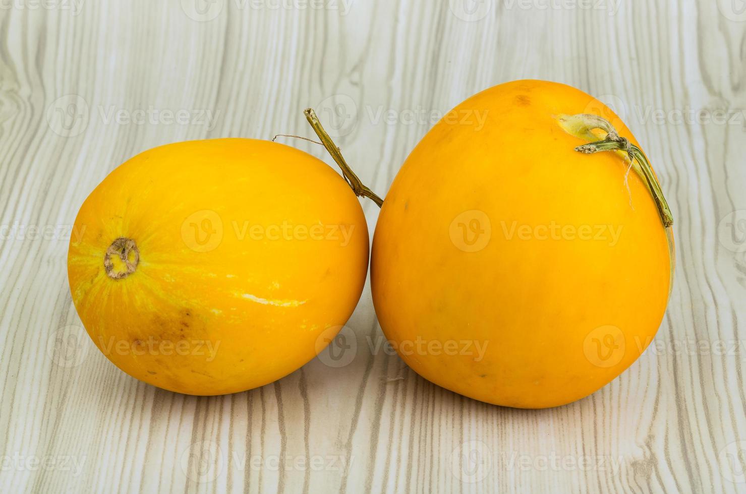 Small yellow melon photo