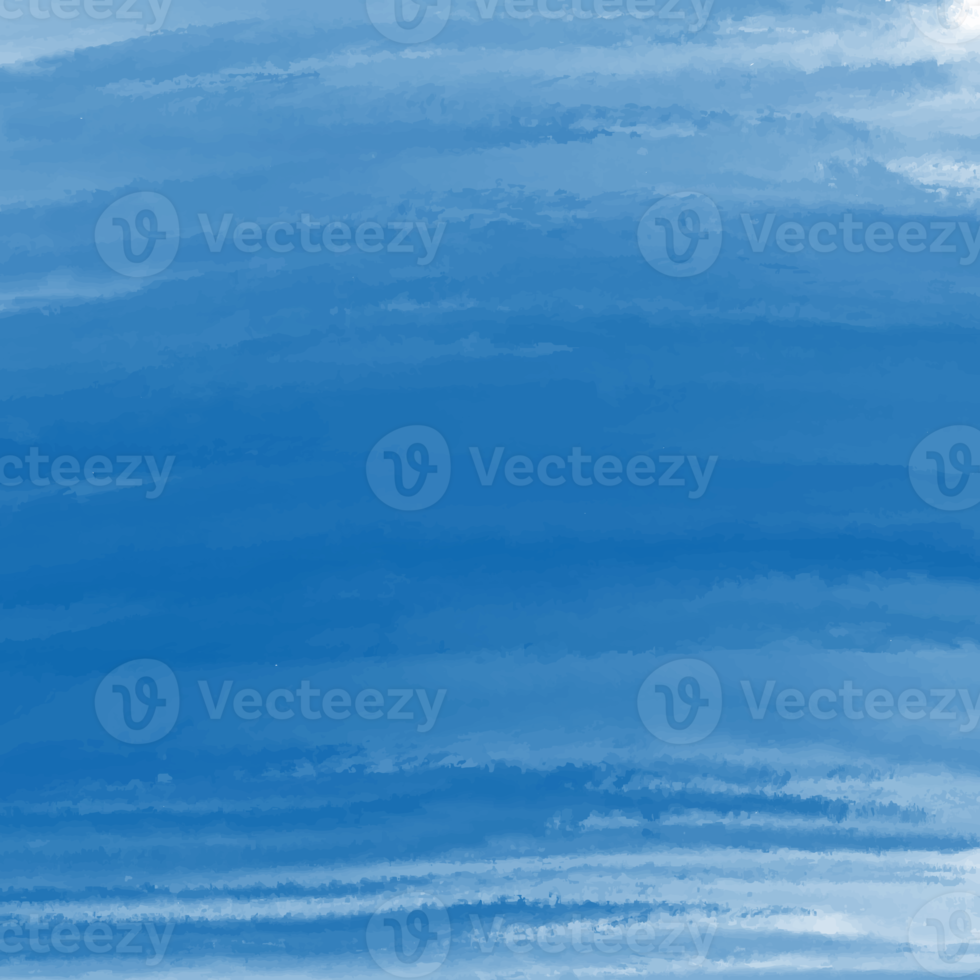 abstraktes blaues Aquarell für Hintergrund png