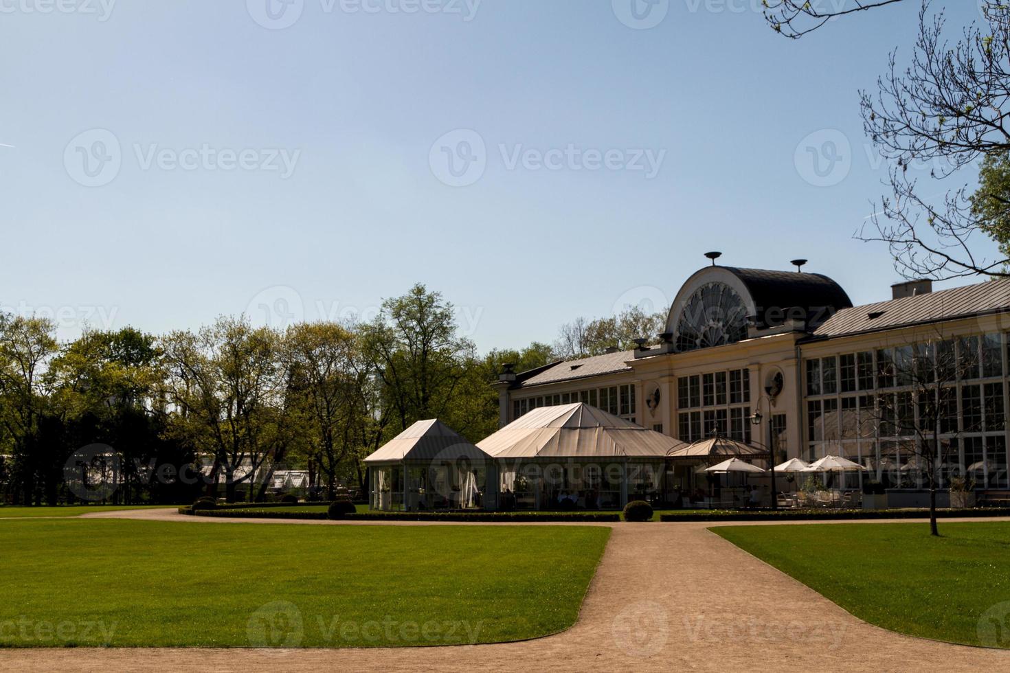 Lazienki Park, Warsaw. Lazienki Krolewskie. photo