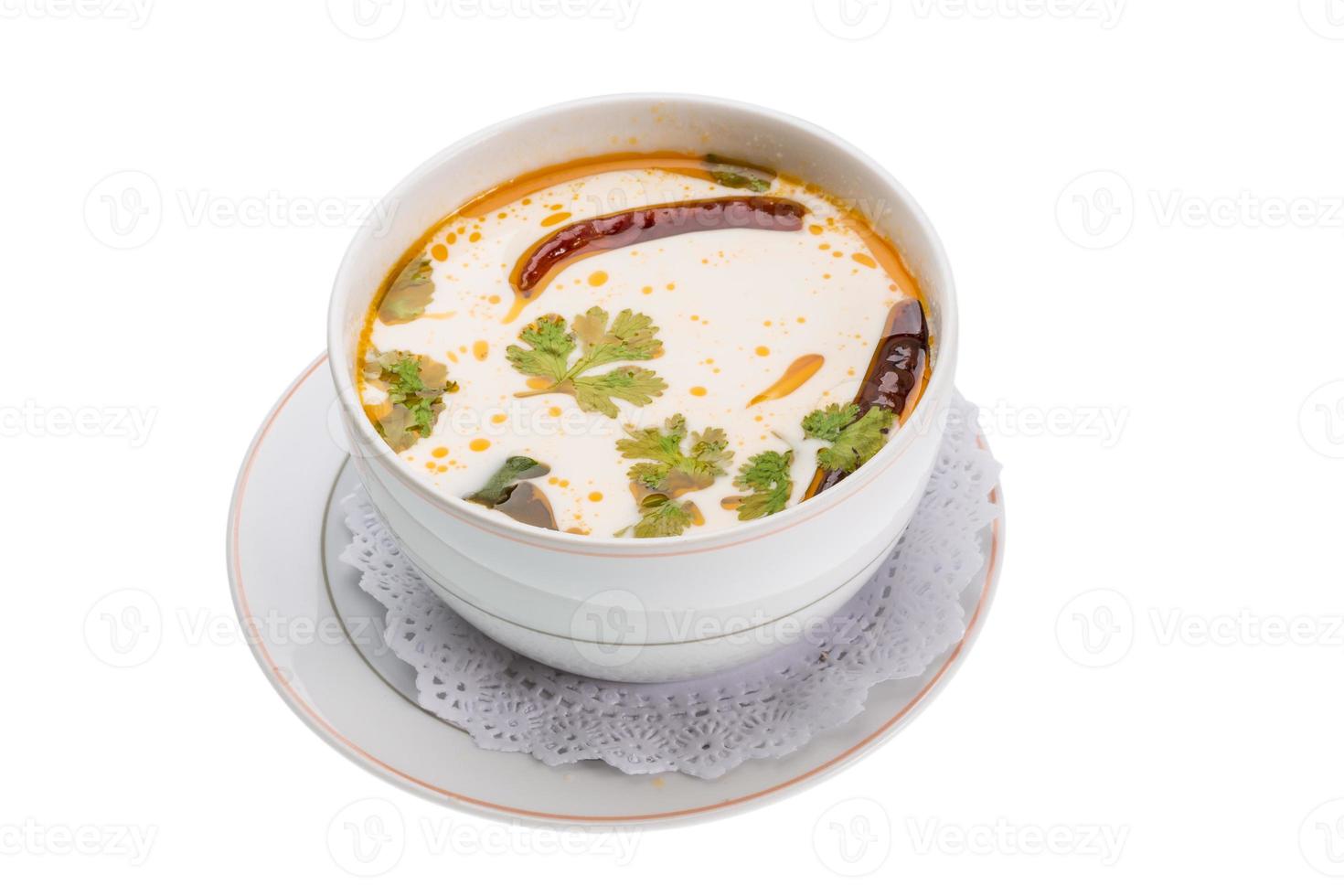 Thai famous soup Thom Yam photo