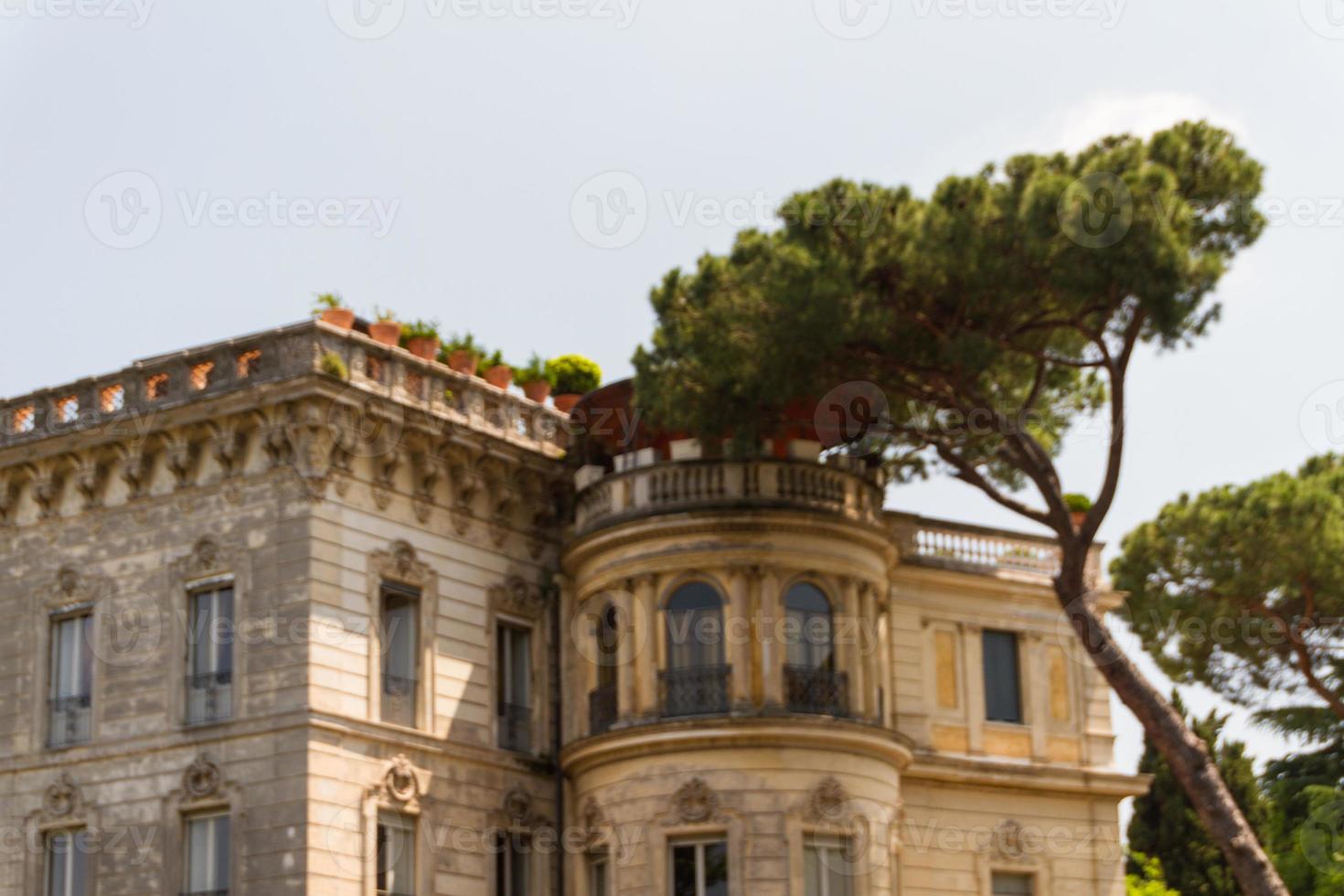 Rome, Italy. Typical architectural details of the old city photo