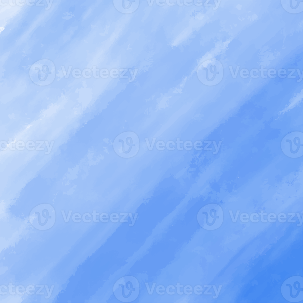 abstraktes blaues Aquarell für Hintergrund png