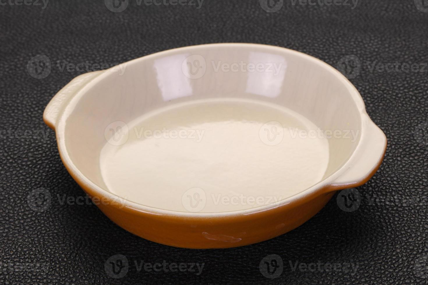Empty ceramic bowl photo