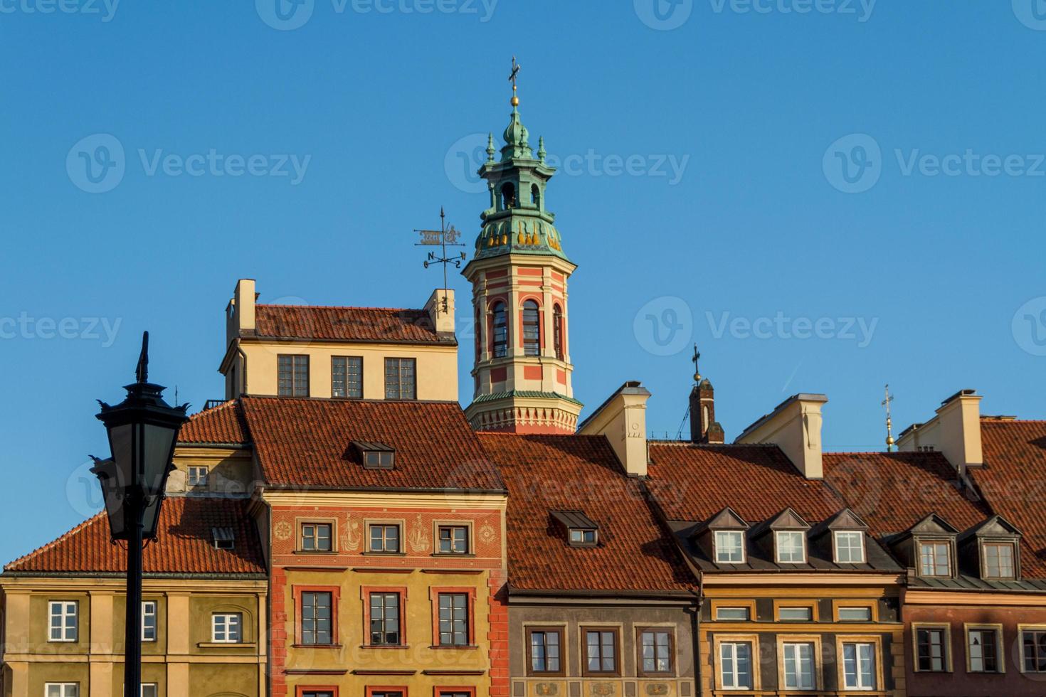 Castle Square in Warsaw, Poland photo