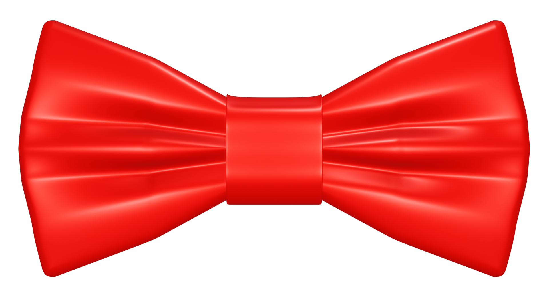 Realistic 3D Red bow tie cutout 8477273 PNG