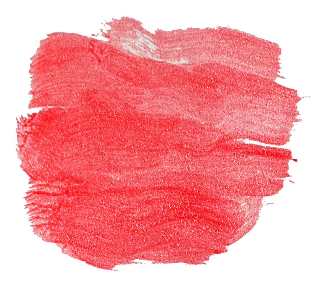 Red Brush Stroke cut out. png