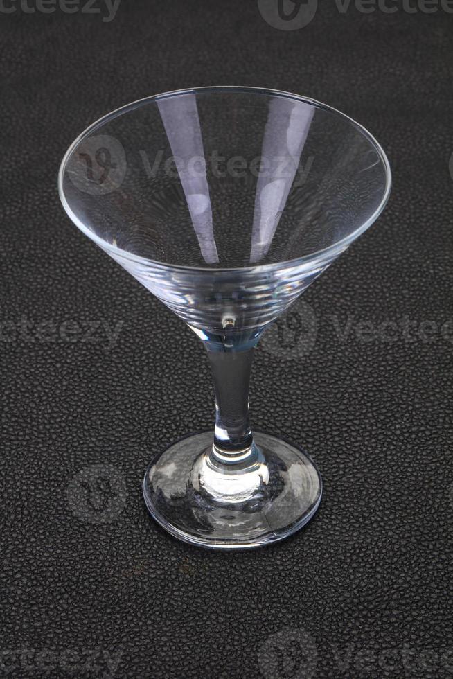 Empty glass bowl photo