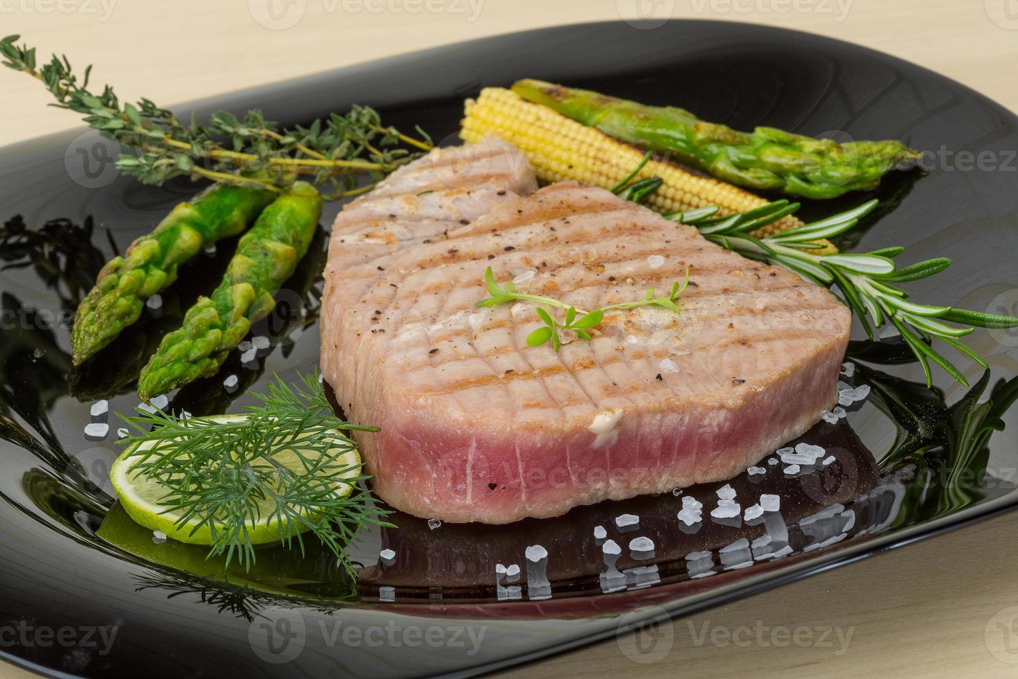 Grilled Tuna steak photo