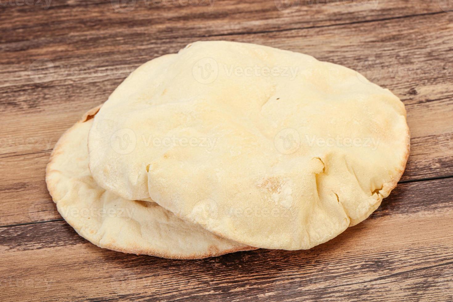 Traditional Pita bread for snack photo