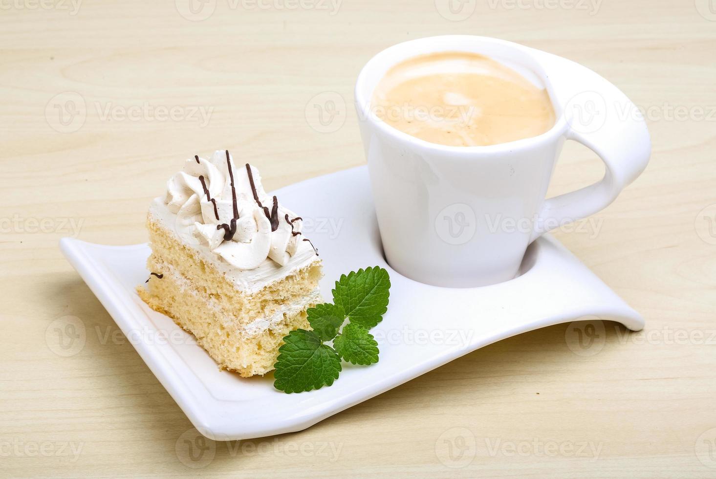 Coffee with cake photo