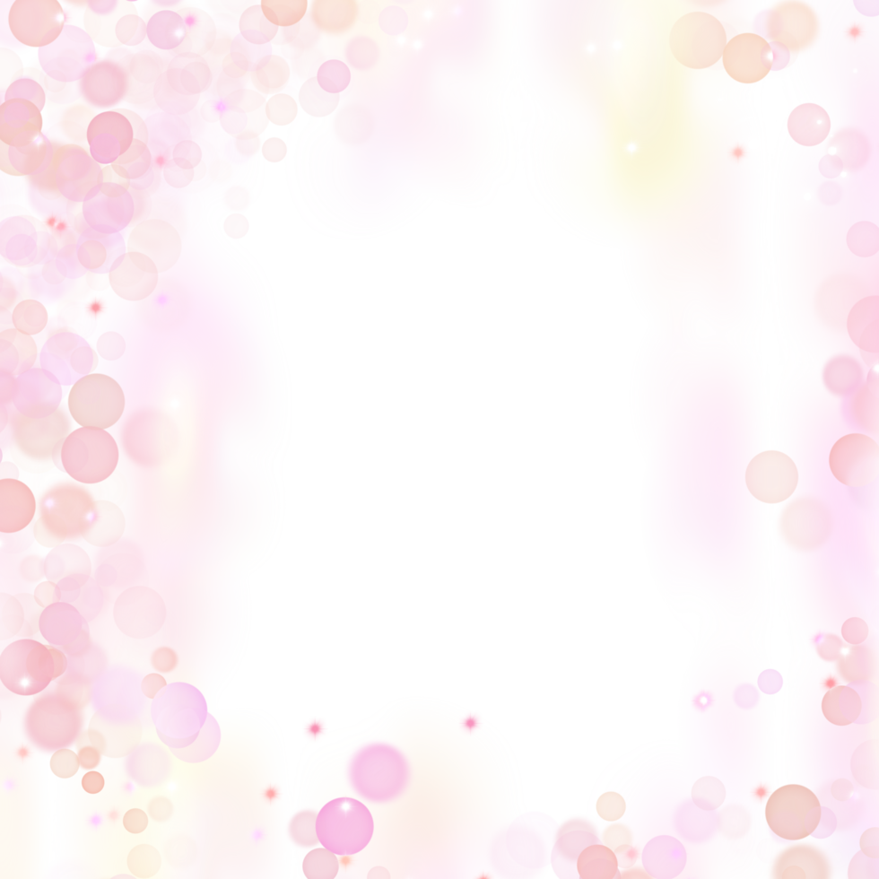 Light frame with sparkle png