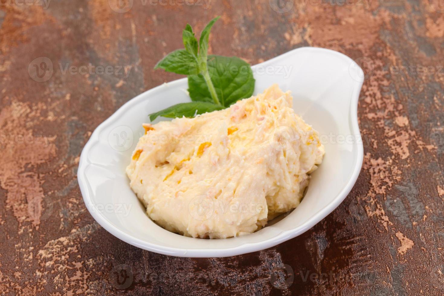 Curd with dry apricot photo