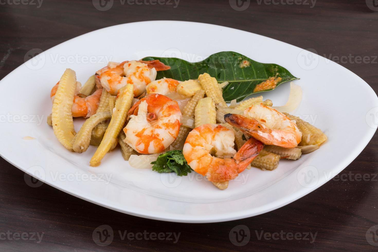 Shrimp and corn salad photo