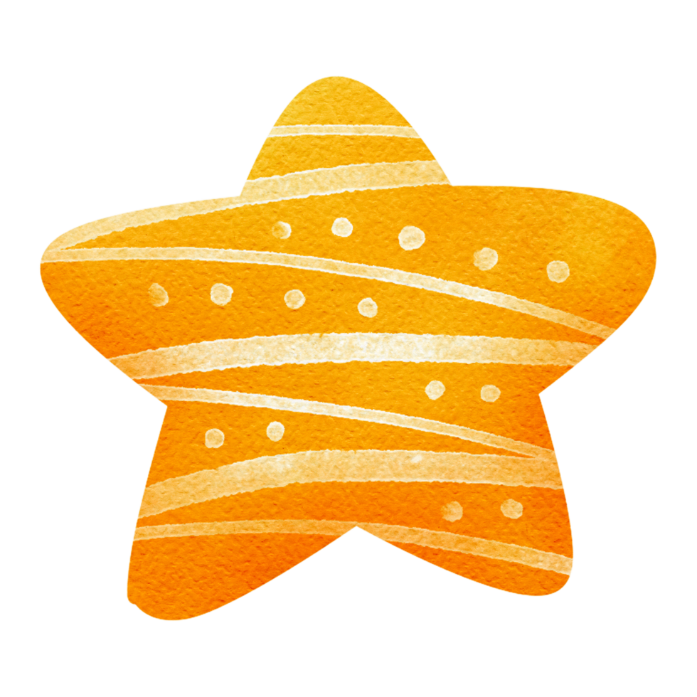 estrella acuarela png