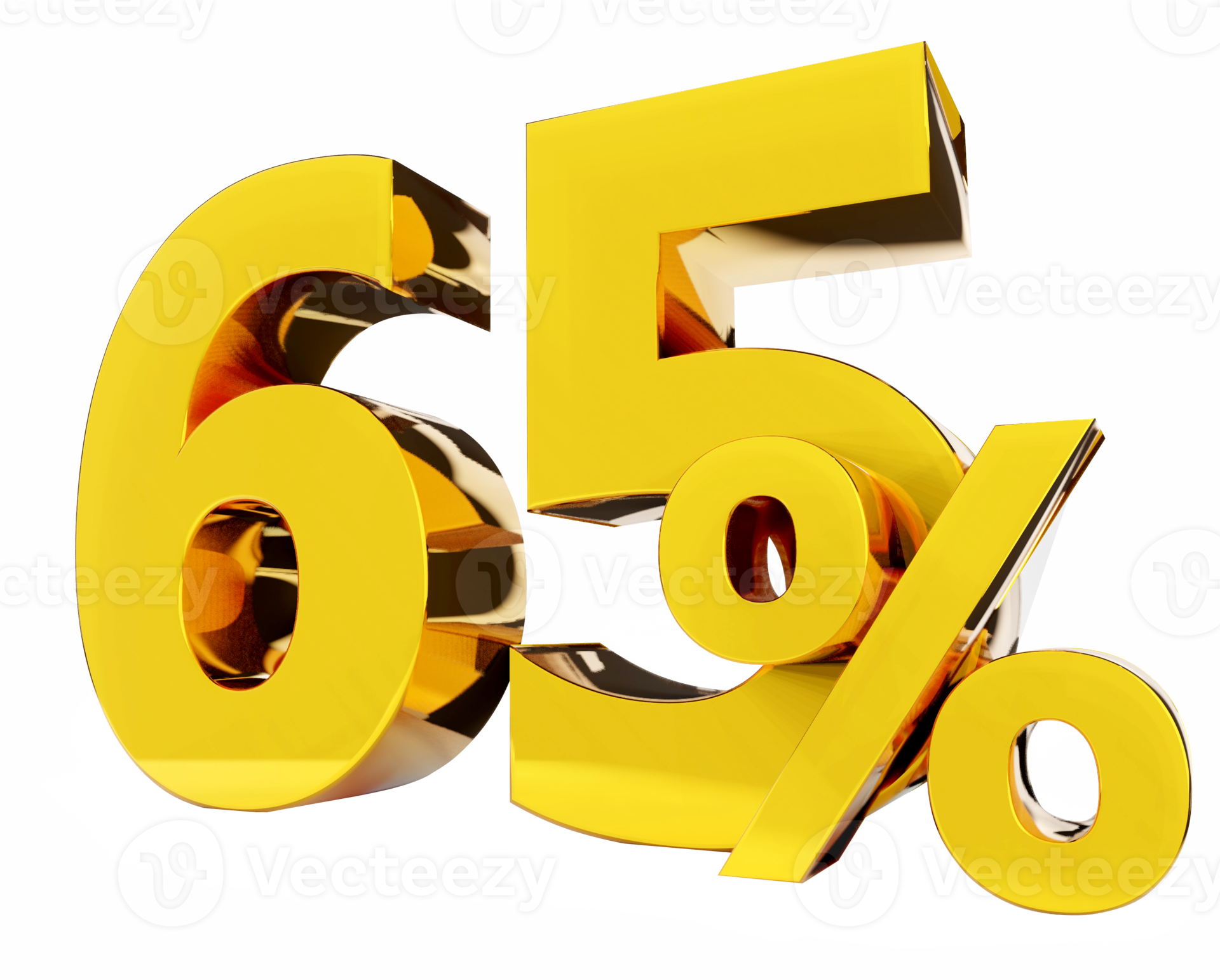 65 Percent Golden Symbol 3D Render 8478247 PNG 65-percent-golden-symbol-3d-render-8478247-png