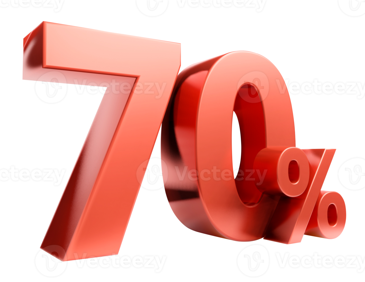 Red price promotion symbol , 3D render png