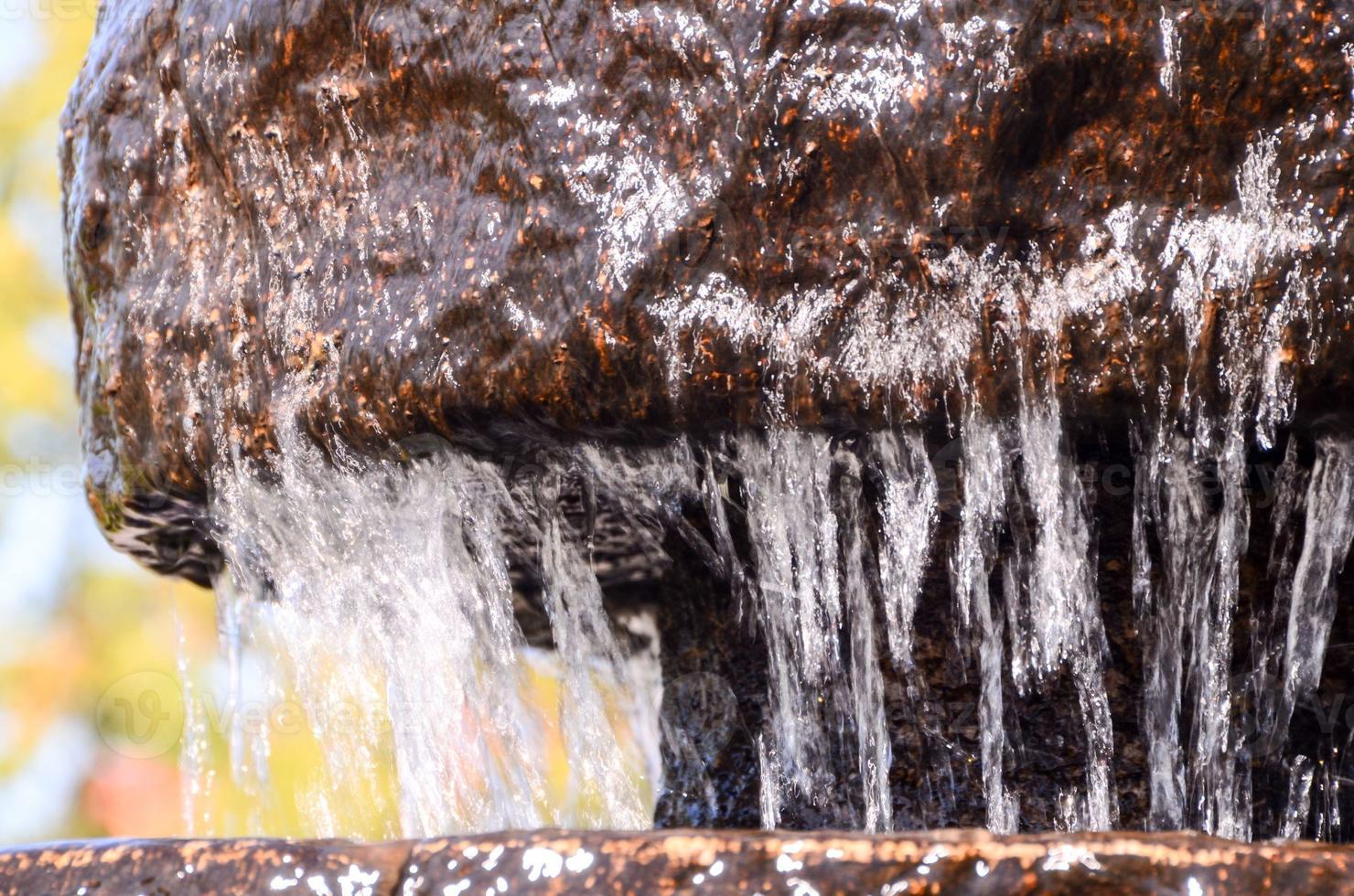 Water Dropping From a Fountain photo