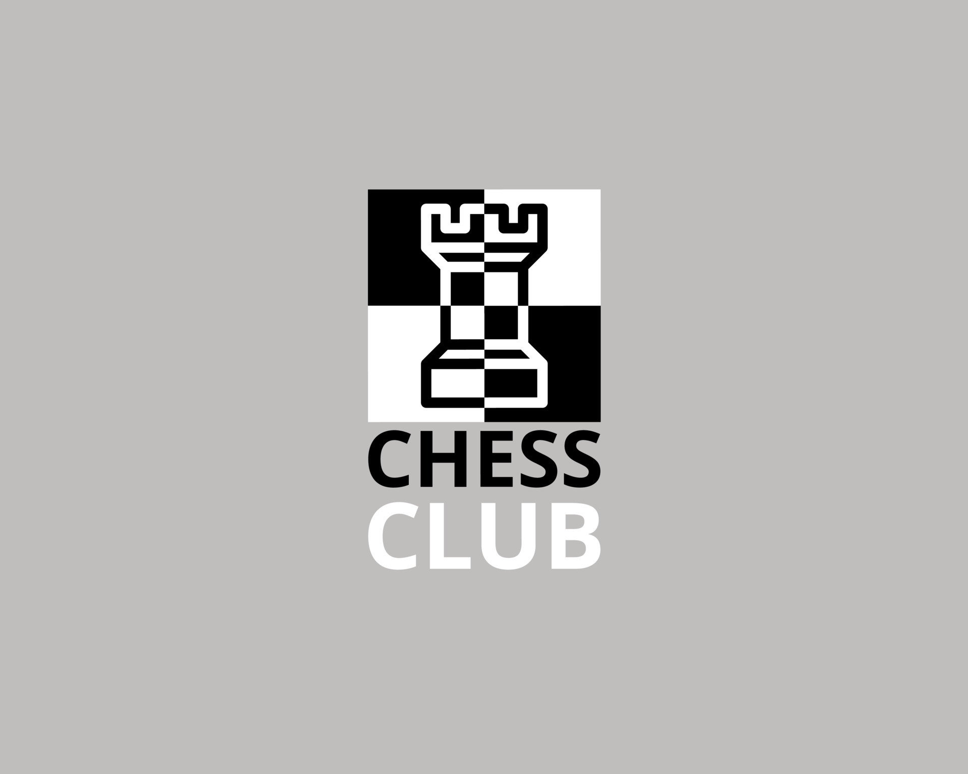 outline black white rook chess logo 8478736 Vector Art at Vecteezy