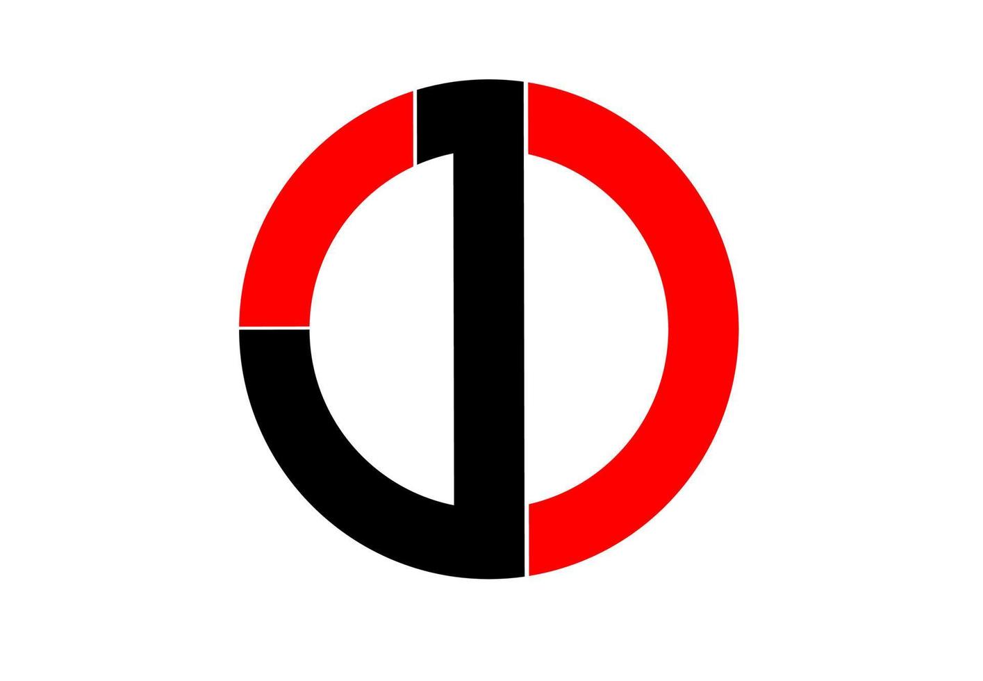 jo oj j o initial letter logo vector