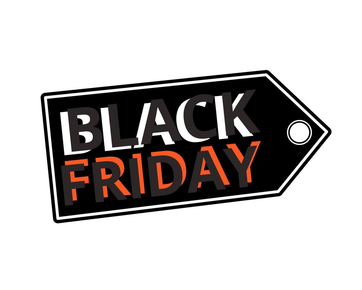 Black Friday, Modern minimal design with black,red and white typography. Template for promotion, advertising, web, social and fashion ads vector