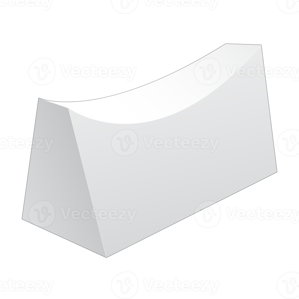 3D packaging box mockup png