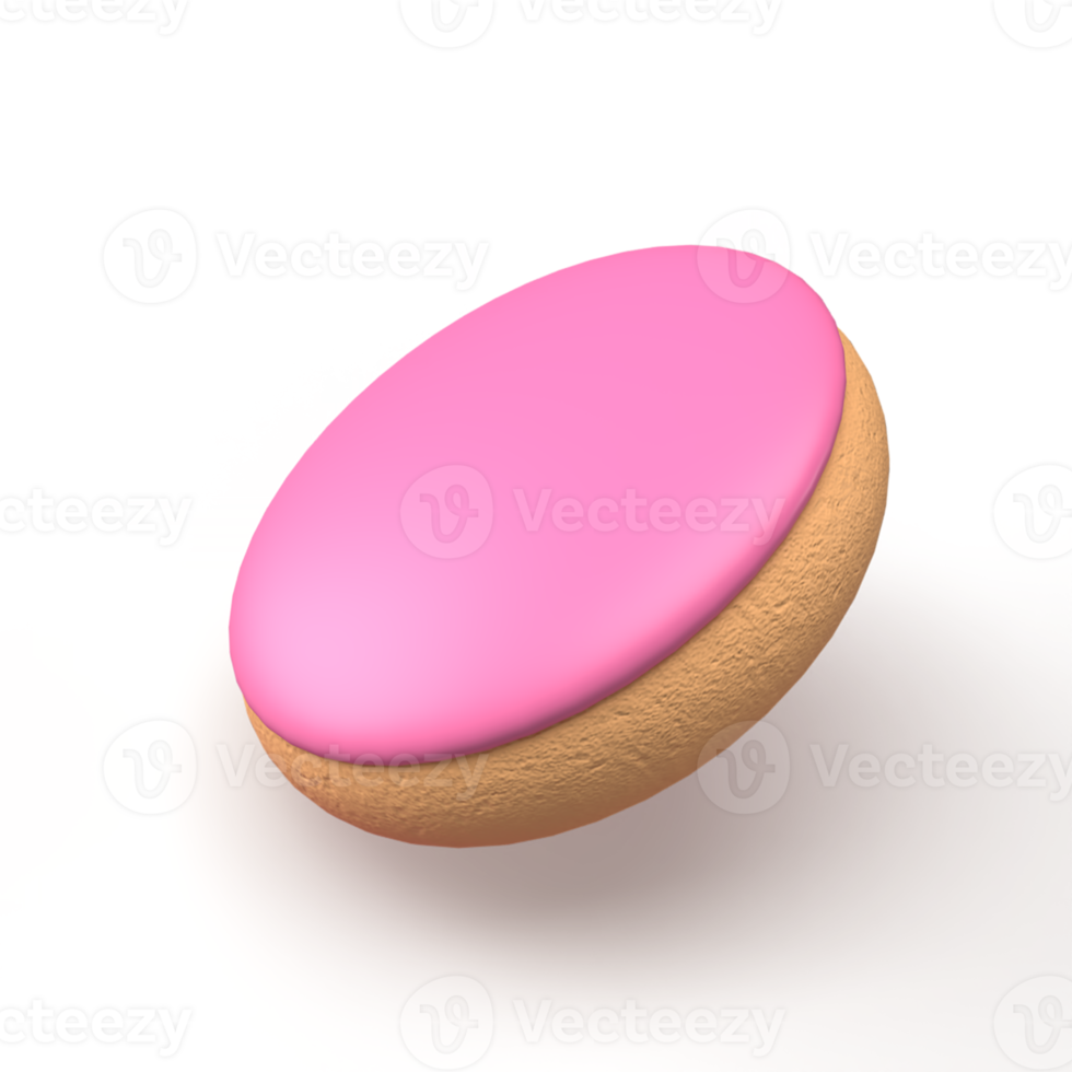Donuts 3d rendering illustration png