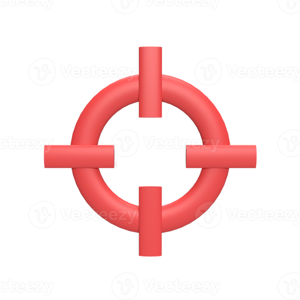 Shot gun 3d icon model cartoon style concept. render illustration png