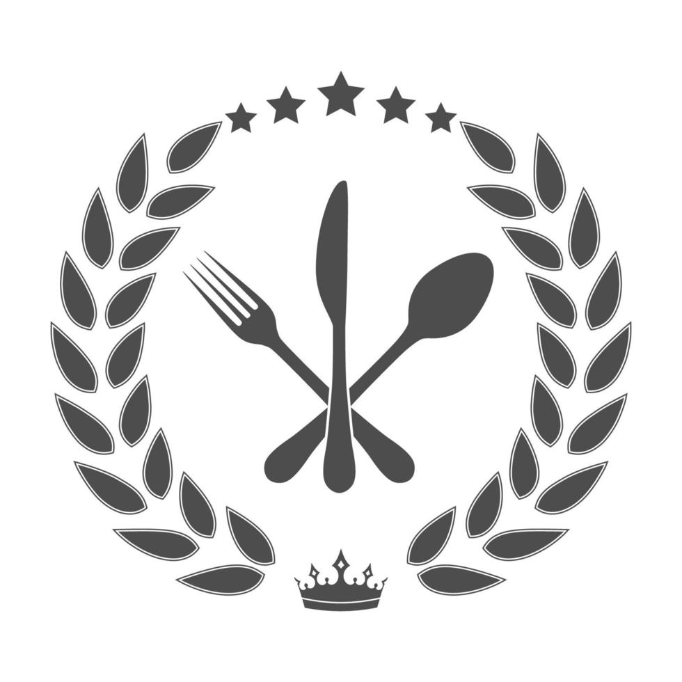 ilustración de logotipo de empresa de restaurante vector