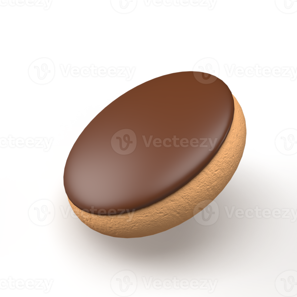 Donuts 3d rendering illustration png