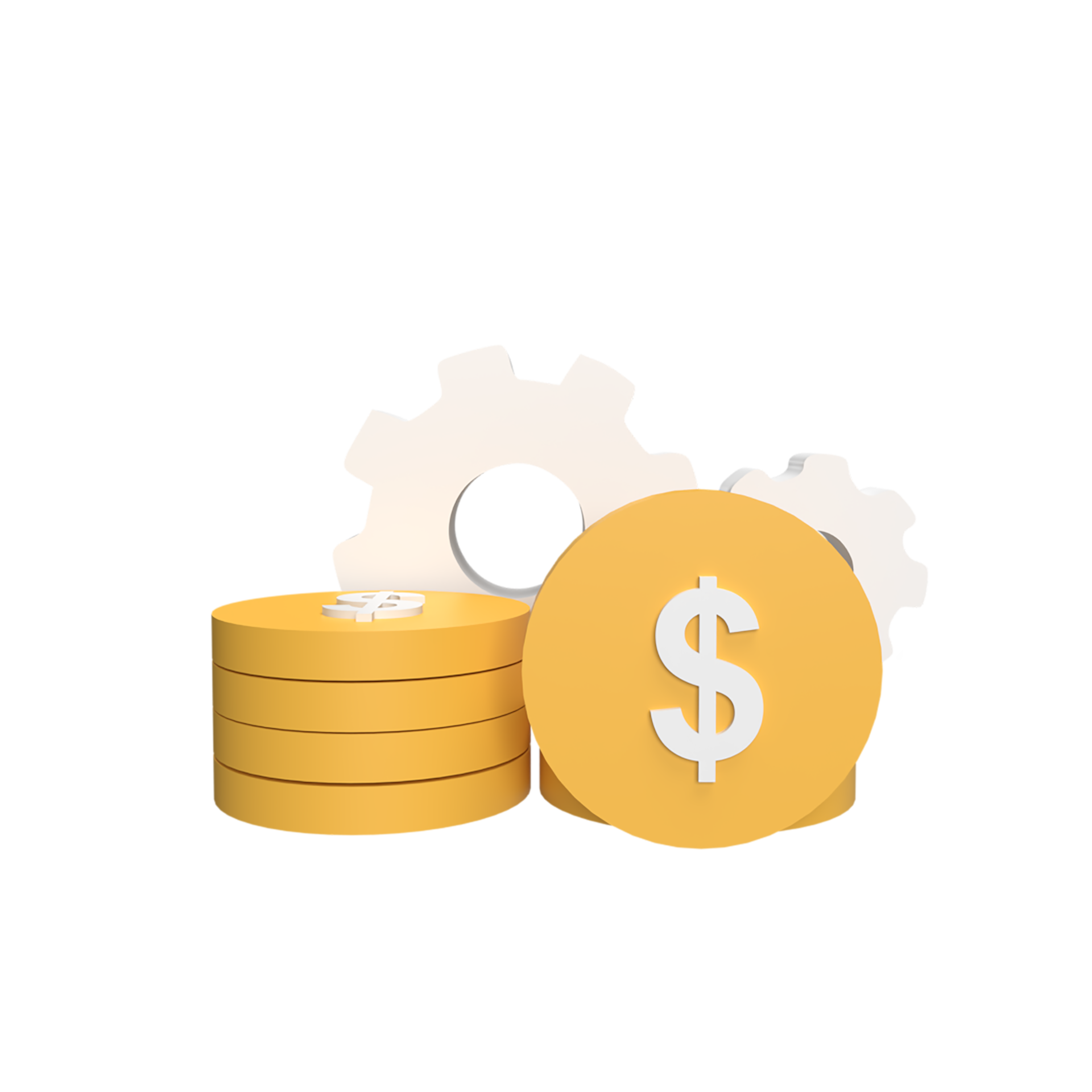 Free Money management 3d icon model cartoon style concept. render  illustration 8480173 PNG with Transparent Background