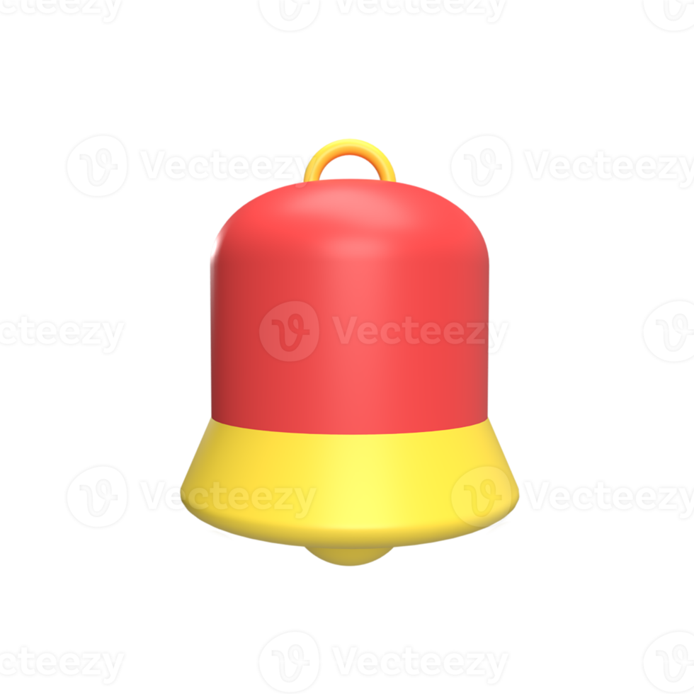 bel 3d pictogram model cartoon stijl concept. illustratie weergeven png